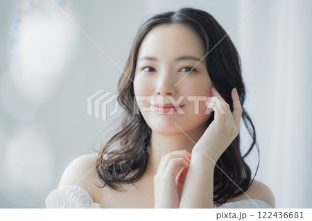 若い女性、ビューティーイメージ 122436681
