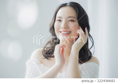 若い女性、ビューティーイメージ 122436682