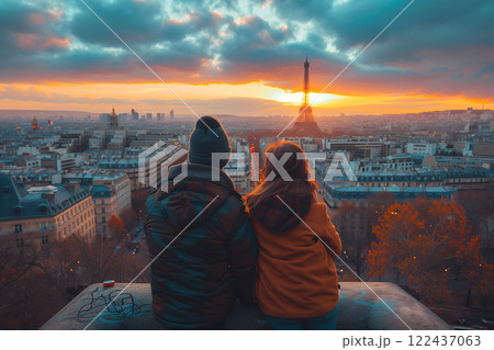 Scene is romantic and peaceful 122437063