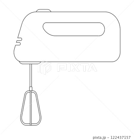 Hand mixer icon vector 122437157