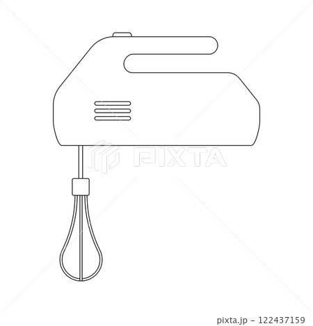 Hand mixer icon vector Hand mixer icon vector 122437159