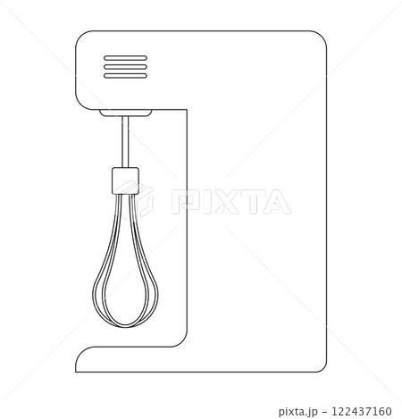 Hand mixer icon vector Hand mixer icon vector 122437160