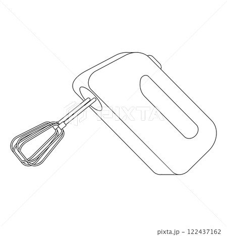 Hand mixer icon vector 122437162