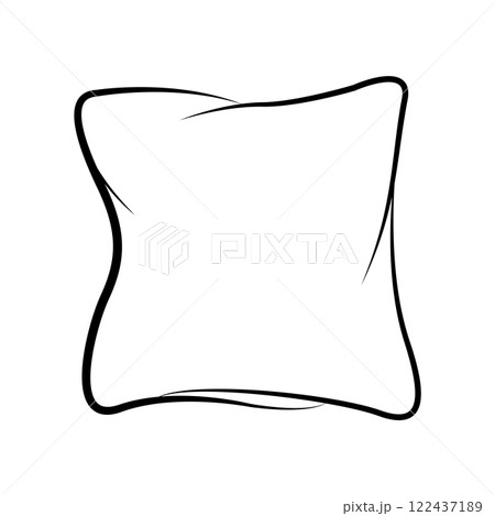 Pillow icon vector 122437189