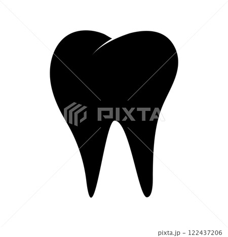 Vector tooth icon 122437206
