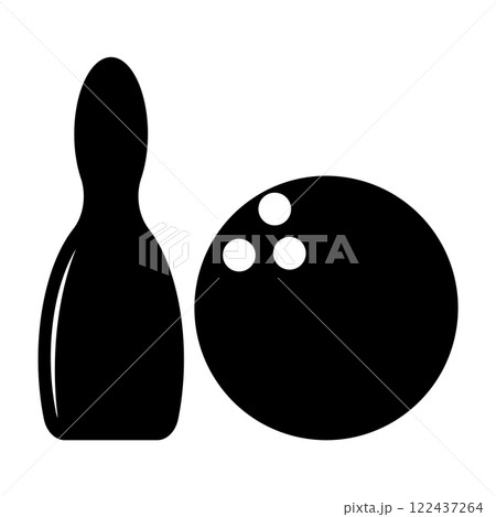 bowling logo vector 122437264