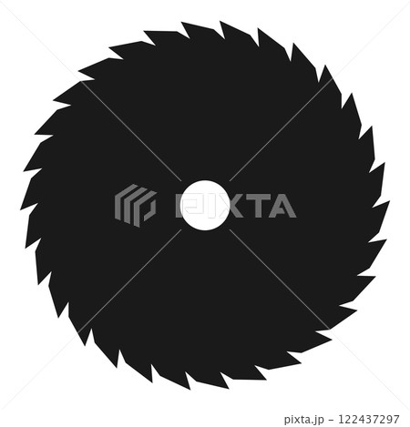 Circular saw vector icon 122437297