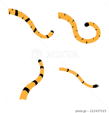 Tiger tail icon vector 122437325