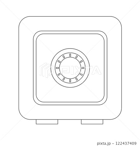 safe icon vector 122437409