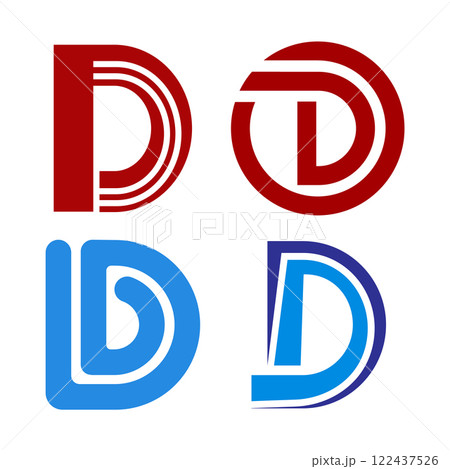 letter logo d vector letter logo d vector 122437526