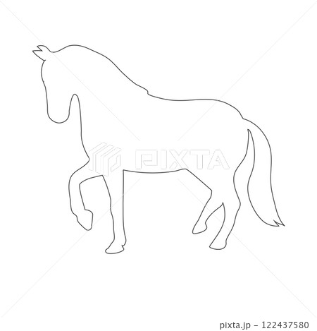 horse icon vektor 122437580