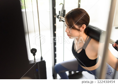 女性のワークアウト 女性のワークアウト 122438454