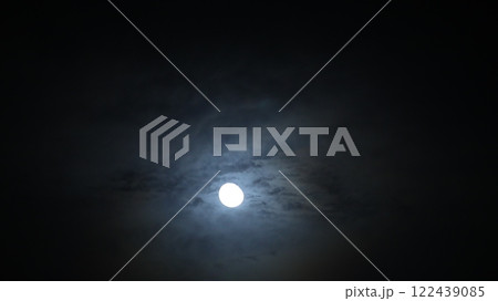 Moon set in the sky Moon set in the sky 122439085