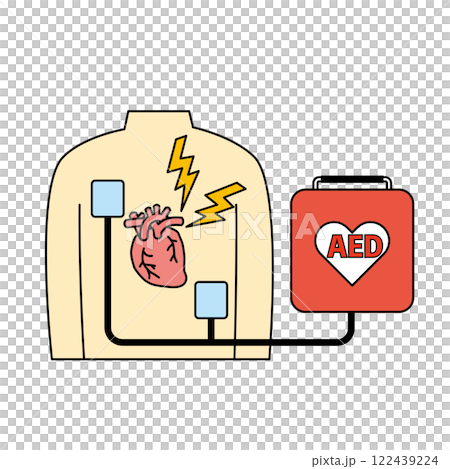 AED image illustration AED image illustration 122439224