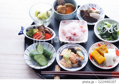 糖質制限を意識した野菜たっぷりヘルシー和膳 糖質制限を意識した野菜たっぷりヘルシー和膳 122440187