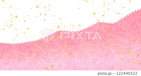 春　和紙　模様　背景　 122440322