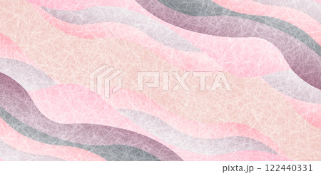 春　和紙　模様　背景　 122440331