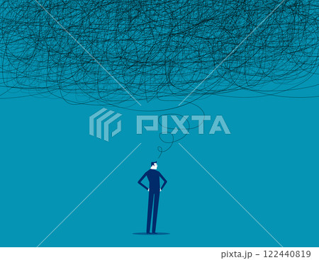 Businesses confusion and complexity, Business mistake vector flat style 122440819