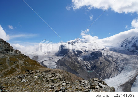 モンテ・ローザの風景 ゴルナーグラート、スイス モンテ・ローザの風景 ゴルナーグラート、スイス 122441958