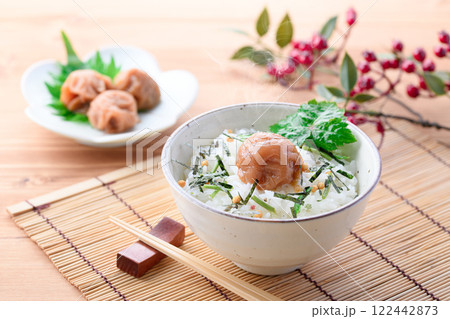 梅干し茶漬け ( 紀州南高梅 はちみつ梅使用 ) 梅干し茶漬け ( 紀州南高梅 はちみつ梅使用 ) 122442873