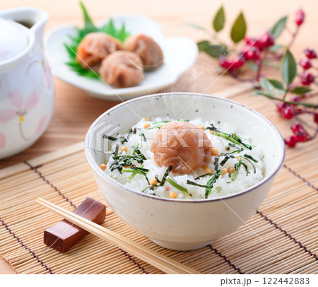 梅干し茶漬け （ 紀州南高梅 はちみつ梅使用 ） 122442883