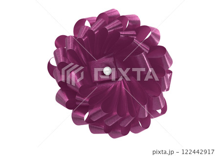 Dark purple ribbon on isolated on transparent background. Dark purple ribbon on isolated on transparent background. 122442917