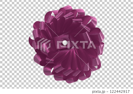 Dark purple ribbon on isolated on transparent background. Dark purple ribbon on isolated on transparent background. 122442917