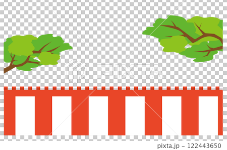 簡單可愛的風景向量插圖背景資料 簡單可愛的風景向量插圖背景資料 122443650