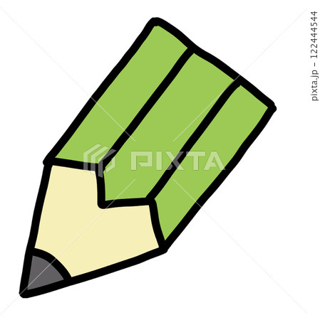 手描きでかわいい鉛筆のアイコンイラスト 手描きでかわいい鉛筆のアイコンイラスト 122444544