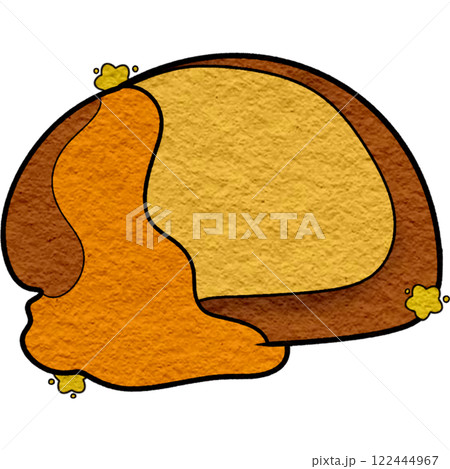The illustration of a white bread The illustration of a white bread 122444967