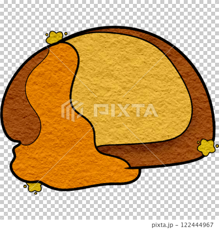 The illustration of a white bread The illustration of a white bread 122444967