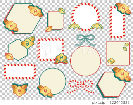 Camellia Japanese style decorative frame set 122445822