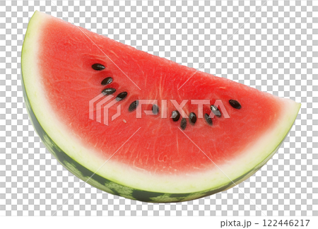 Vivid watermelon cross section 122446217