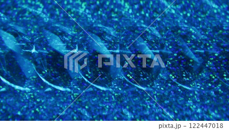 Blur glitter confetti. Shiny effect. Sparkling radiant blue green multicolor dots brilliant particles turning on abstract background. Blur glitter confetti. Shiny effect. Sparkling radiant blue green multicolor dots brilliant particles turning on abstract background. 122447018