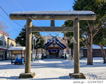 石山神社 鳥居 札幌市南区 雪 石山神社 鳥居 札幌市南区 雪 122447037