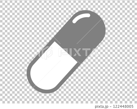 薬のアイコン（カプセルマーク） 122448005