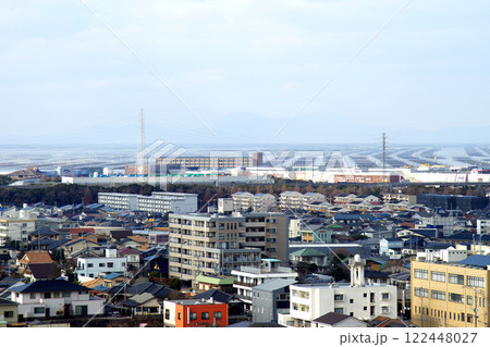 延命公園　延命配水池展望台から見た大牟田市街地 122448027