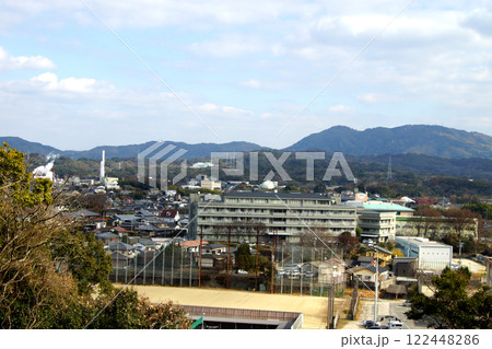 延命公園　ふれあいの丘から見た大牟田市街地 122448286