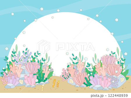 coral under sea frame 2 coral under sea frame 2 122448939