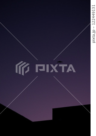 夕暮れの帰り道 122449131