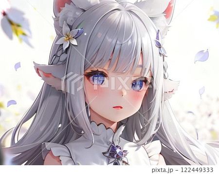 ケモ耳の女の子 122449333