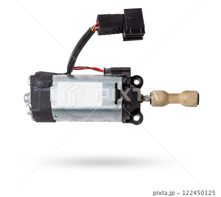 electric motor on white isolated background 122450125