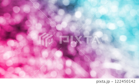 Colorful glowing lights blur bokeh abstract background Glittering aesthetic textured pattern 122450142