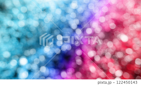Colorful glowing lights blur bokeh abstract background Glittering aesthetic textured pattern 122450143