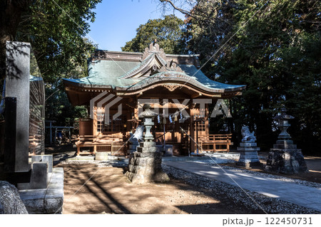 茨城のお伊勢さんと言われる豊受皇大神宮拝殿 茨城のお伊勢さんと言われる豊受皇大神宮拝殿 122450731