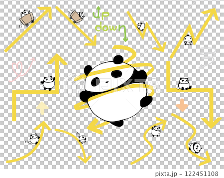 やじるしまとめ パンダ 122451108
