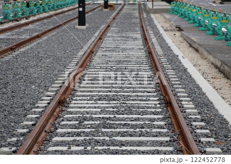 路面電車の線路のある風景 路面電車の線路のある風景 122452778