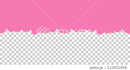 Seamless Pink Cloud Border Design Minimalistic Abstract Pastel Sky Background for Creative Templates or Dreamy Themes. Seamless Pink Cloud Border Design Minimalistic Abstract Pastel Sky Background for Creative Templates or Dreamy Themes. 122452958