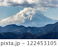 悪天の冬富士【神奈川県】菜の花台展望台から富士山 122453105