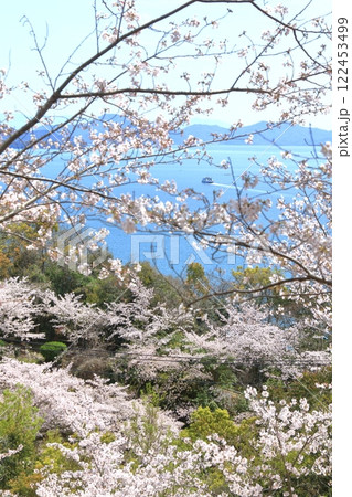春の正福寺山公園(東広島市)から望む瀬戸内風景 春の正福寺山公園(東広島市)から望む瀬戸内風景 122453499
